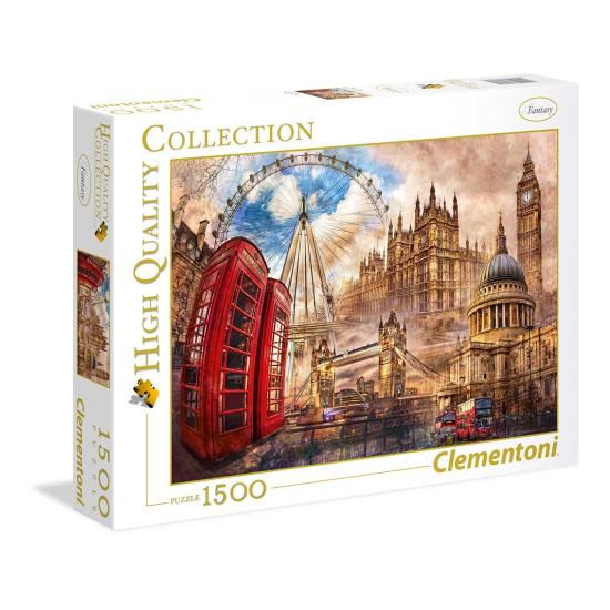 Puzzle Clementoni London Vintage 1500 peças