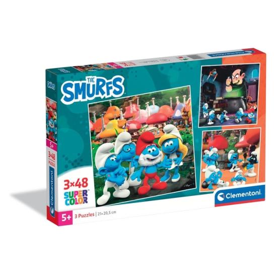 Puzzle Clementoni Os Smurfs de 3 x 48 Peças