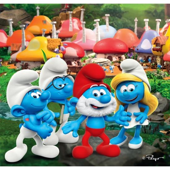 Puzzle Clementoni Os Smurfs de 3 x 48 Peças
