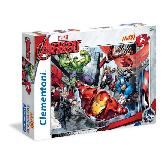 Puzzle Clementoni Os Vingadores Maxi 24 Peças