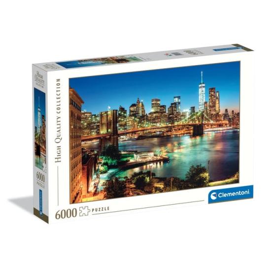 Puzzle Clementoni Luzes da Ponte de Brooklyn 6000 Pçs