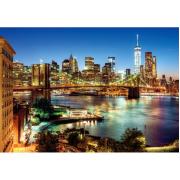 Puzzle Clementoni Luzes da Ponte de Brooklyn 6000 Pçs