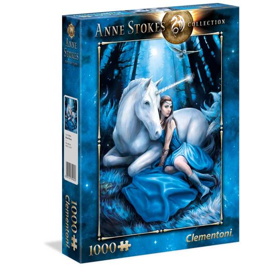 Puzzle de lua azul Clementoni 1000 peças Puzzle de lua azul Clementoni 1000 peças