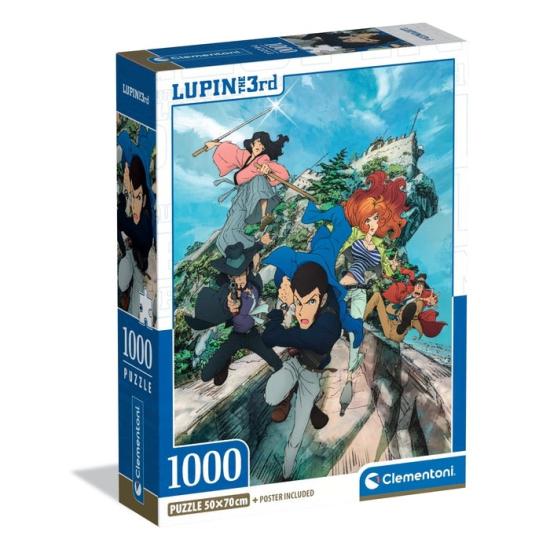 Puzzle Clementoni Lupin III - 3 1000 Peças