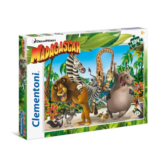 Puzzle Clementoni Madagascar 104 peças