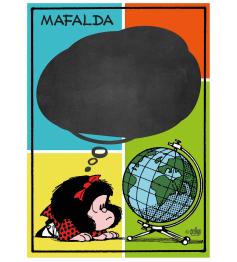 Puzzle de ardósia Clementoni Mafalda 1000 peças