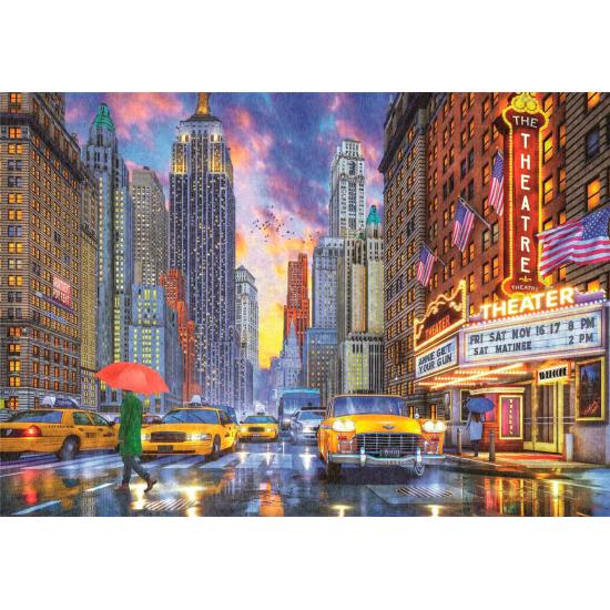 Puzzle Clementoni Manhattan Chuvosa 2000 Peças