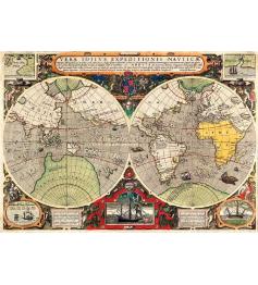 Puzzle de mapa náutico antigo Clementoni 6000 peças
