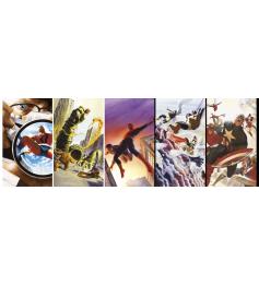 Puzzle Clementoni Marvel Anos 80 Panorama de 1000 Pzs