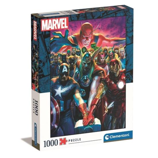 Puzzle Clementoni Marvel, Os Vingadores 1000 Peças
