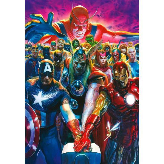 Puzzle Clementoni Marvel, Os Vingadores 1000 Peças
