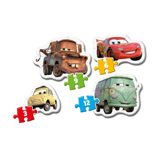 Puzzle Clementoni My First Puzzle Cars 3-6-9-12 Pzs.