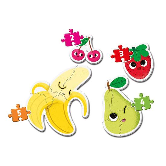 Puzzle Clementoni My First Fruit Puzzle 2-3-4-5 Pzs.