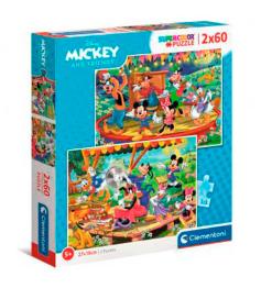 Puzzle Clementoni Mickey e seus amigos 2 x 60 peças