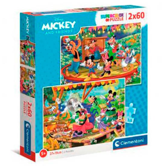 Puzzle Clementoni Mickey e seus amigos 2 x 60 peças