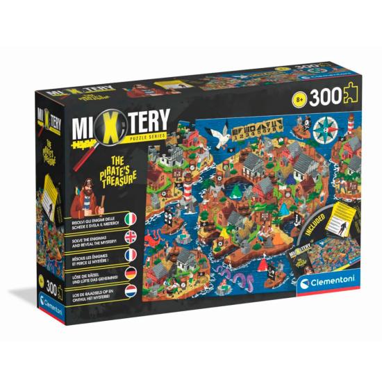 Puzzle Clementoni Mixtery O Tesouro do Pirata 300 Pçs