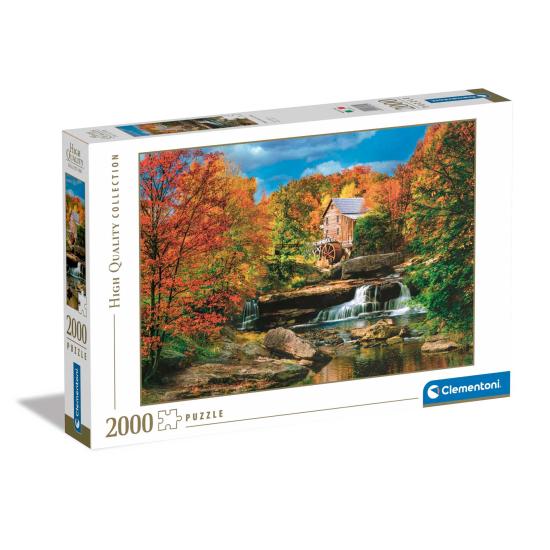 Puzzle Clementoni Moinho en Glade Creek de 2000 Peças Puzzle Clementoni Moinho en Glade Creek de 2000 Peças