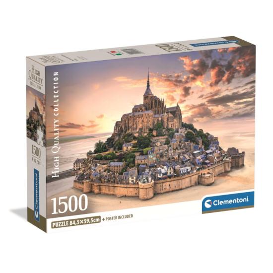 Puzzle Clementoni Mont Saint Michel 1500 peças