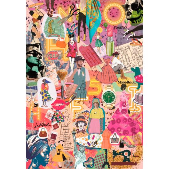 Puzzle Clementoni Mais é Mais, Moda e Design 1000 Peças