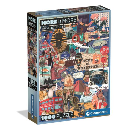 Puzzle Clementoni Mais é mais, Viagens e Cultura 1000 Peças
