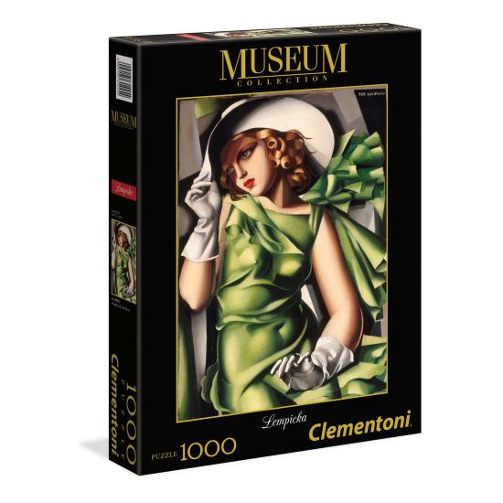 Puzzle Clementoni Mulher de Vestido Verde 1000 Peças