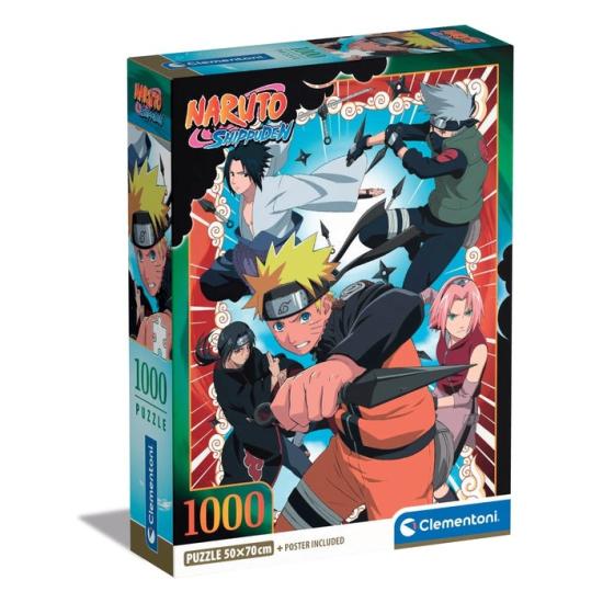Puzzle Clementoni Naruto Ataque 1000 peças