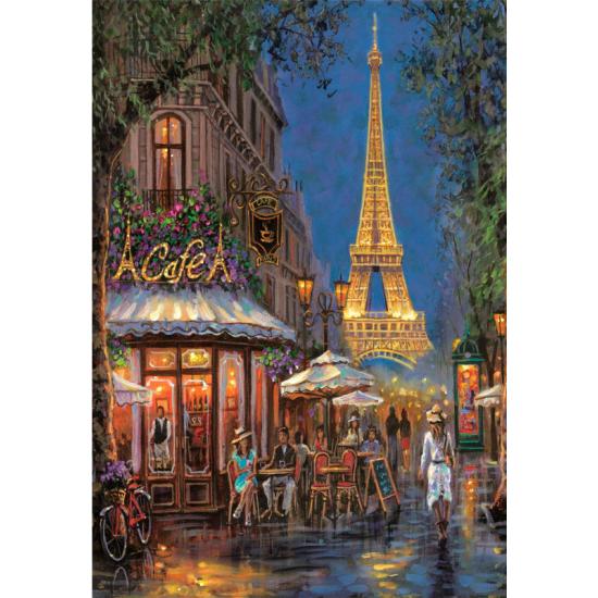 Puzzle Clementoni Noite no Café Eiffel 500 Peças