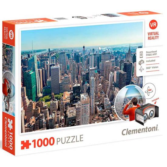 Puzzle Clementoni VR New York 1000 peças