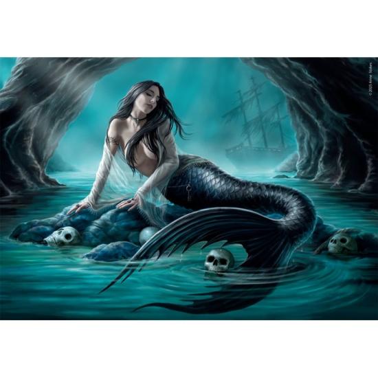 Puzzle Clementoni Lamento da Sereia 1000 peças Puzzle Clementoni Lamento da Sereia 1000 peças