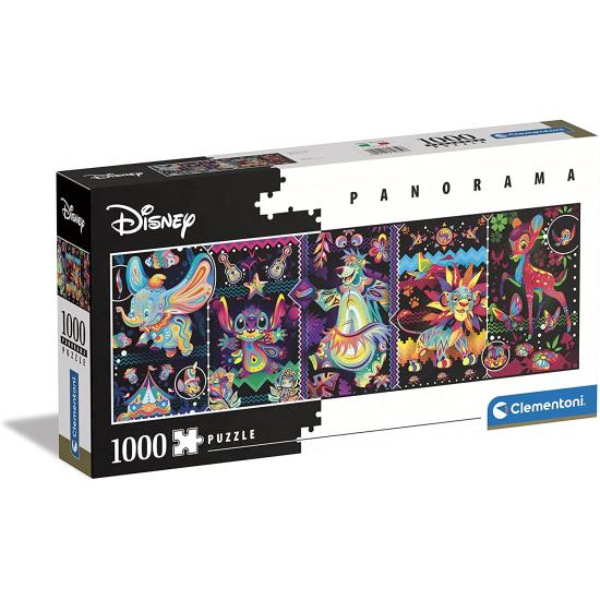 Puzzle Clementoni Panorama Animais Coloridos Disney 1000 Pçs