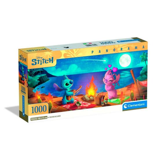 Puzzle Panorama Clementoni Disney Stitch 1000 peças