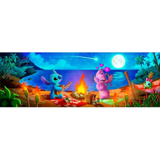 Puzzle Panorama Clementoni Disney Stitch 1000 peças