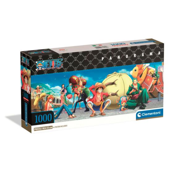 Puzzle Clementoni Panorama One Piece 1000 peças Puzzle Clementoni Panorama One Piece 1000 peças