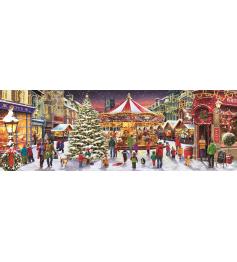 Puzzle Clementoni Panorama Da Vila De Natal 1000 peças