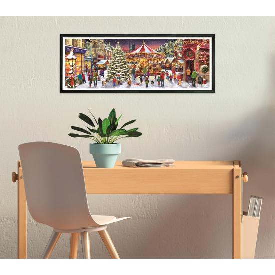 Puzzle Clementoni Panorama Da Vila De Natal 1000 peças