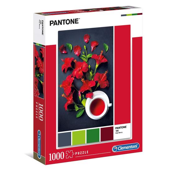 Puzzle Clementoni PANTONE 186, perfume de flor de hibisco