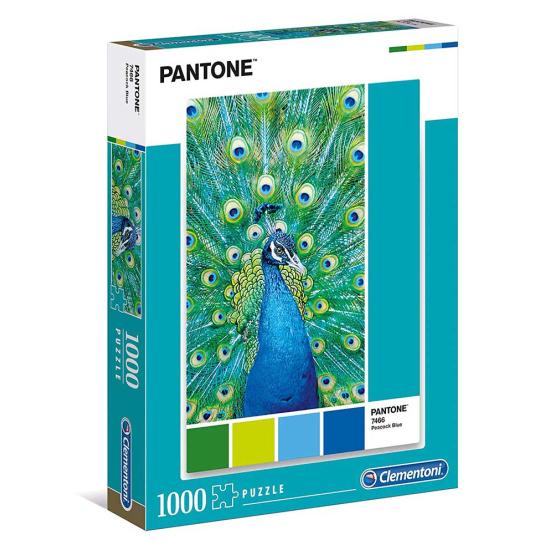 Puzzle Clementoni PANTONE 7466, Pavão de 1000