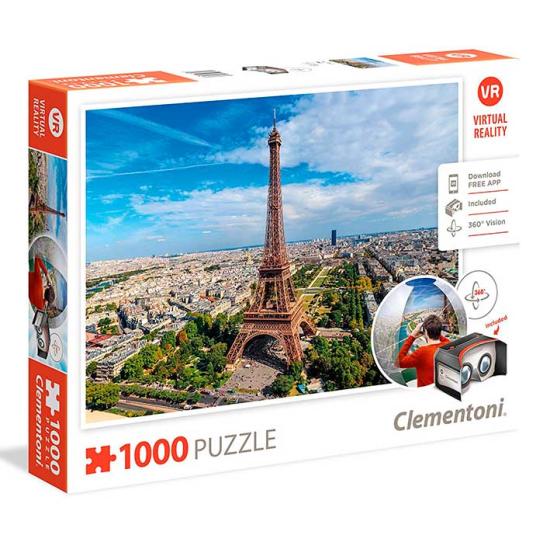 Puzzle Clementoni VR Paris 1000 peças Puzzle Clementoni VR Paris 1000 peças