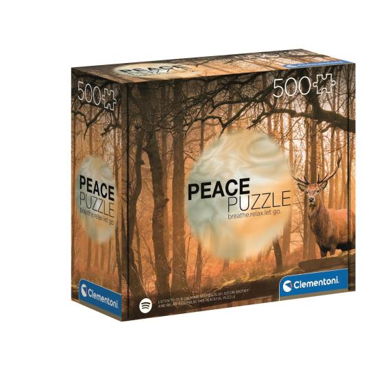 Puzzle Clementoni Peace Forest Whispers 500 peças Puzzle Clementoni Peace Forest Whispers 500 peças