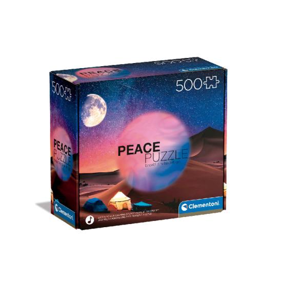 Puzzle Clementoni Peace Sonho da Noite Estrelada 500 pçs Puzzle Clementoni Peace Sonho da Noite Estrelada 500 pçs