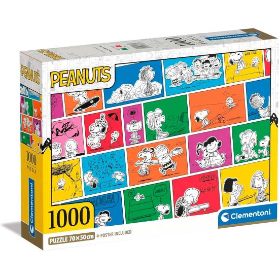 Puzzle Clementoni Peanuts Snoopy de 1000 peças Puzzle Clementoni Peanuts Snoopy de 1000 peças