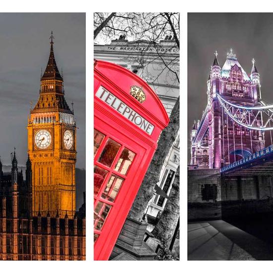 Puzzle Clementoni Pieces of London, Tríptico 3 x 500 peça