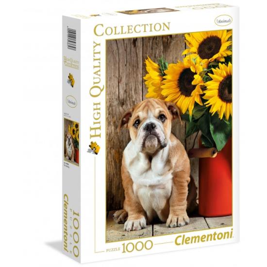 Puzzle Clementoni Bulldog Dog 1000 Peças