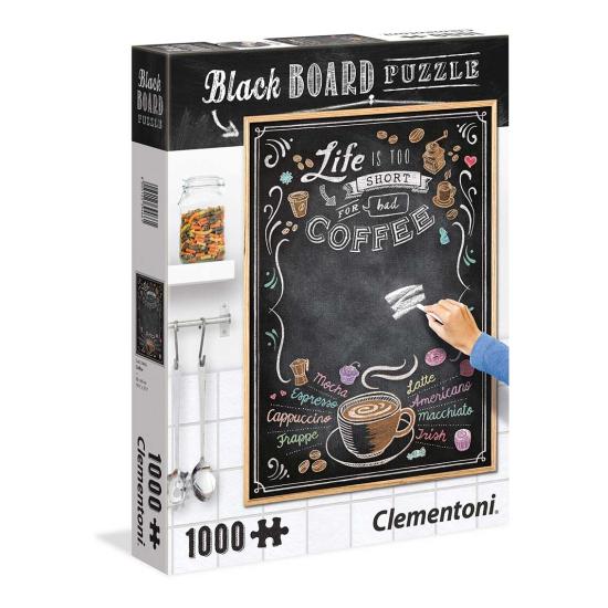 Puzzle Clementoni Ardósia Marrom 1000 Peças Puzzle Clementoni Ardósia Marrom 1000 Peças