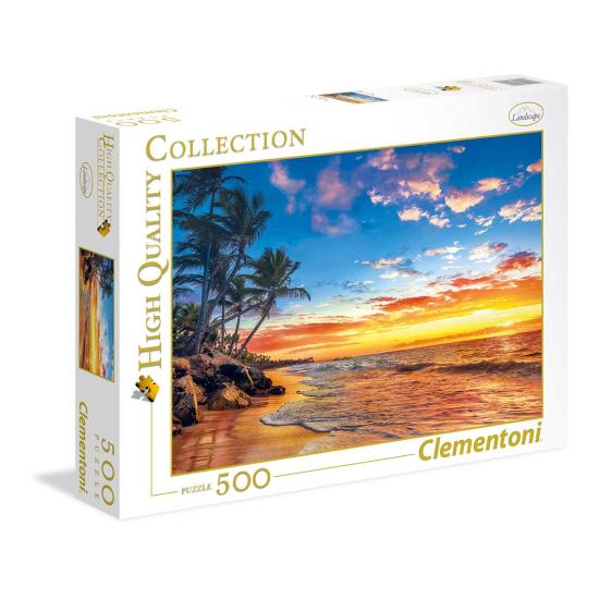 Puzzle Clementoni Paradise Beach 500 peças Puzzle Clementoni Paradise Beach 500 peças