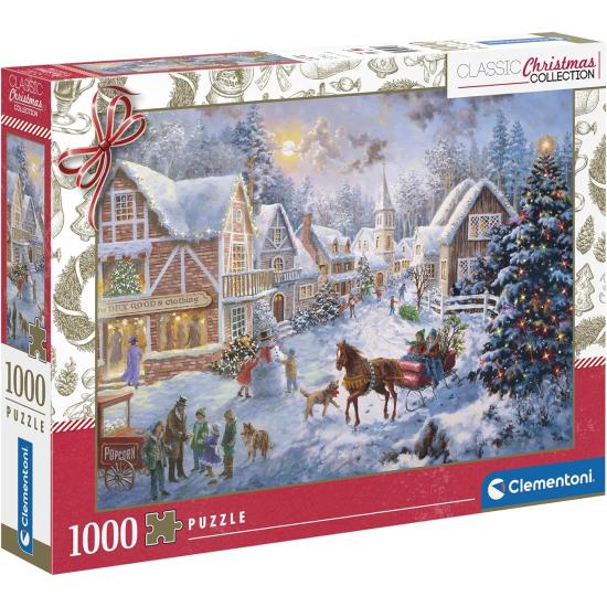Puzzle Clementoni Preparativos Para O Natal 1000 peças