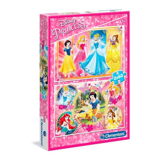 Puzzle Clementoni Princesas Disney 2 x 60 Peças