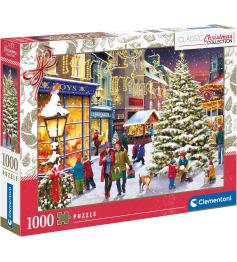 Puzzle Clementoni Aldeia De Natal 1000 peças