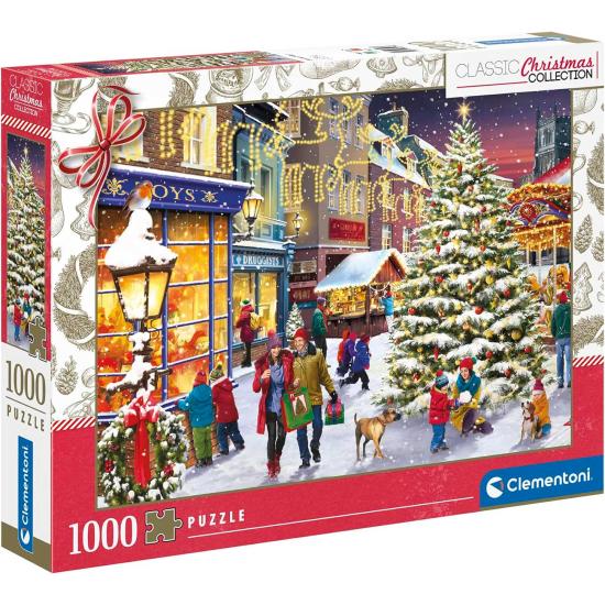 Puzzle Clementoni Aldeia De Natal 1000 peças