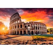Puzzle Clementoni Pôr do sol no Coliseu em Roma 1000 Peças